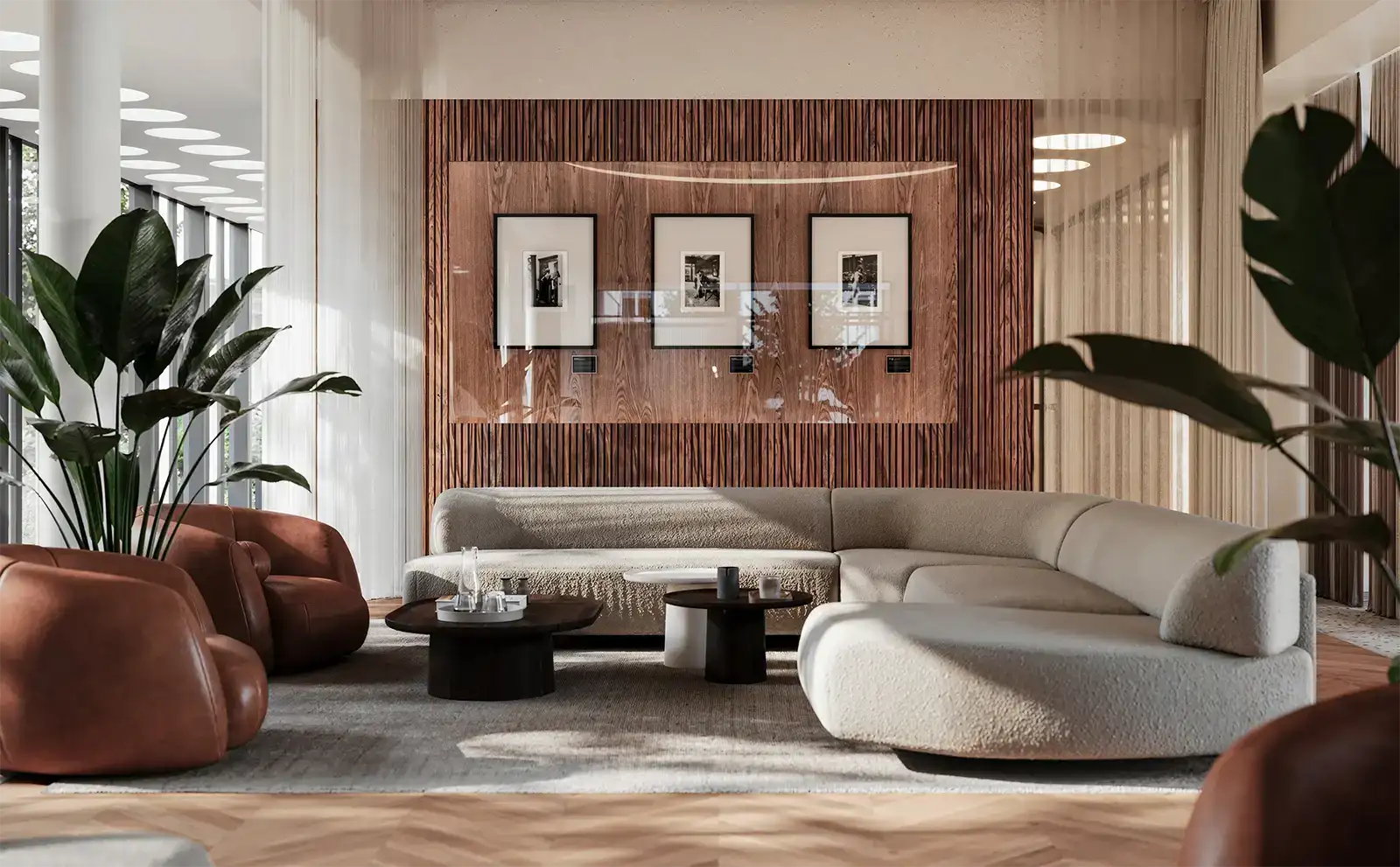 Wizualizacja lobby, Apartamenty M7