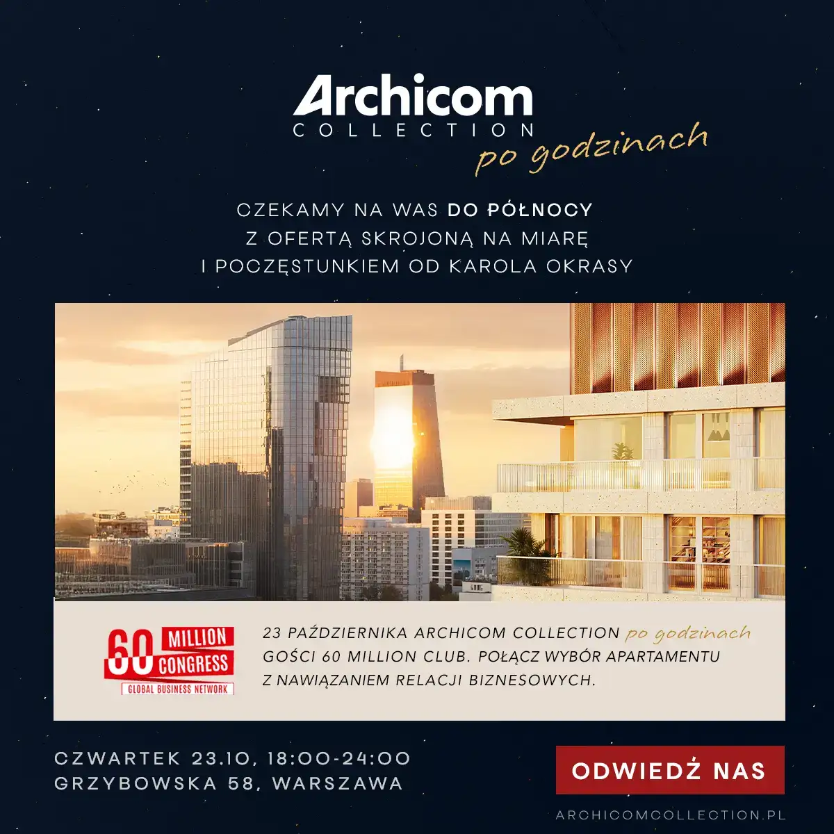 Wieczór otwarty w Archicom Collection Gallery, 23 października 2025